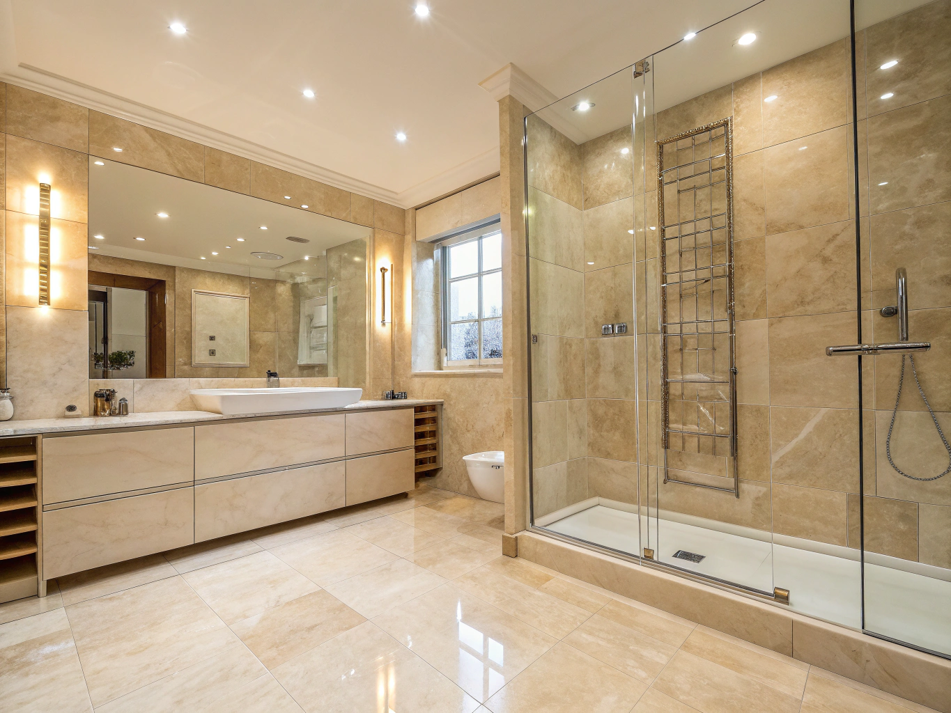 Modern wet room installation in Leeds